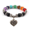 7 Chakras Balance Bracelet (Heart)