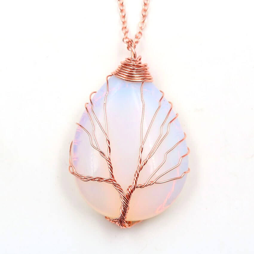 Tree Of Life Opalite Necklace