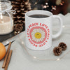 Peace & Love Ceramic Mug