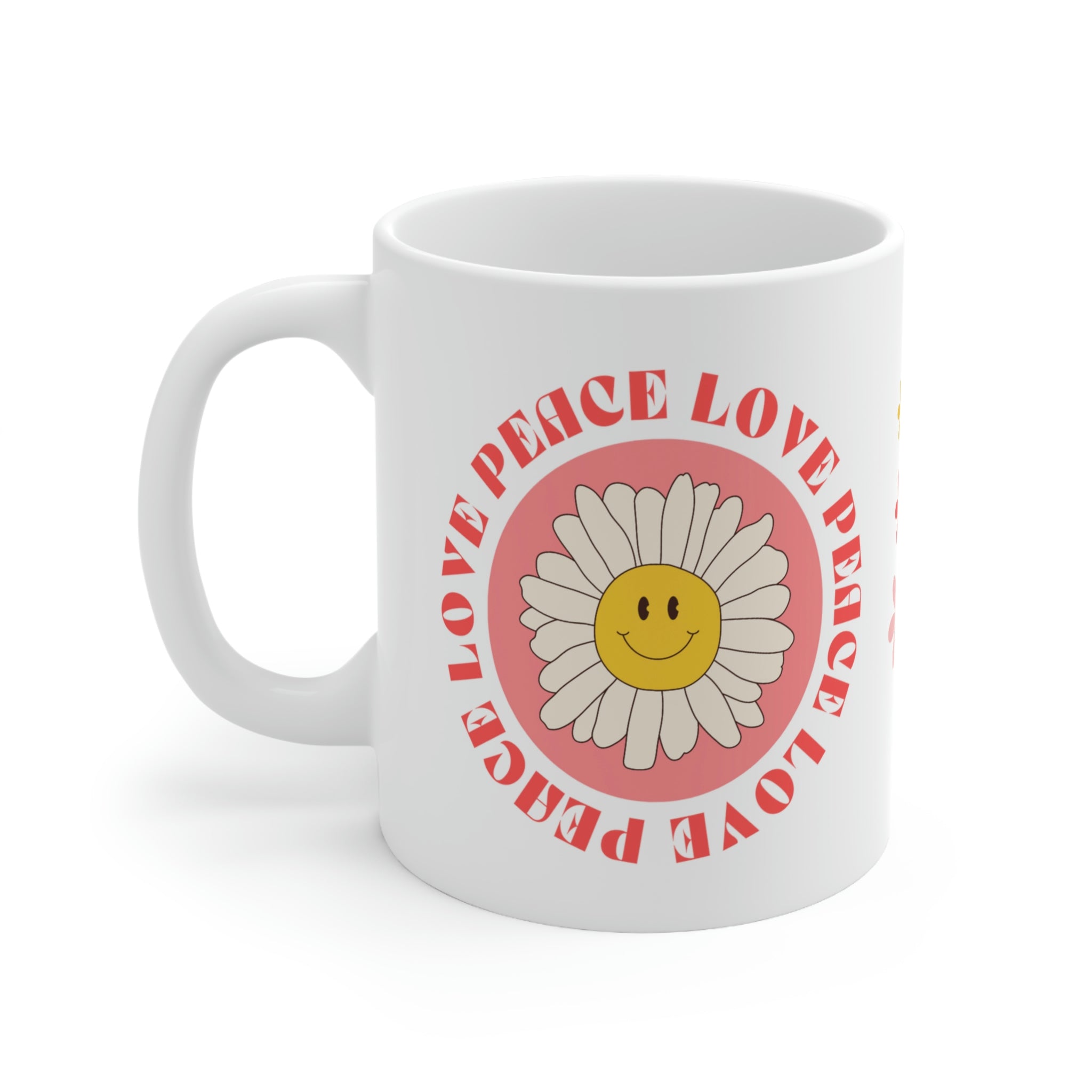 Peace & Love Ceramic Mug