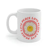 Peace & Love Ceramic Mug