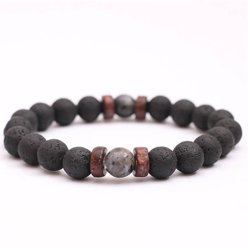 Lava Stone Grounding Bracelet