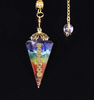 Energy Healing 7 Chakra Crystal Pendulum