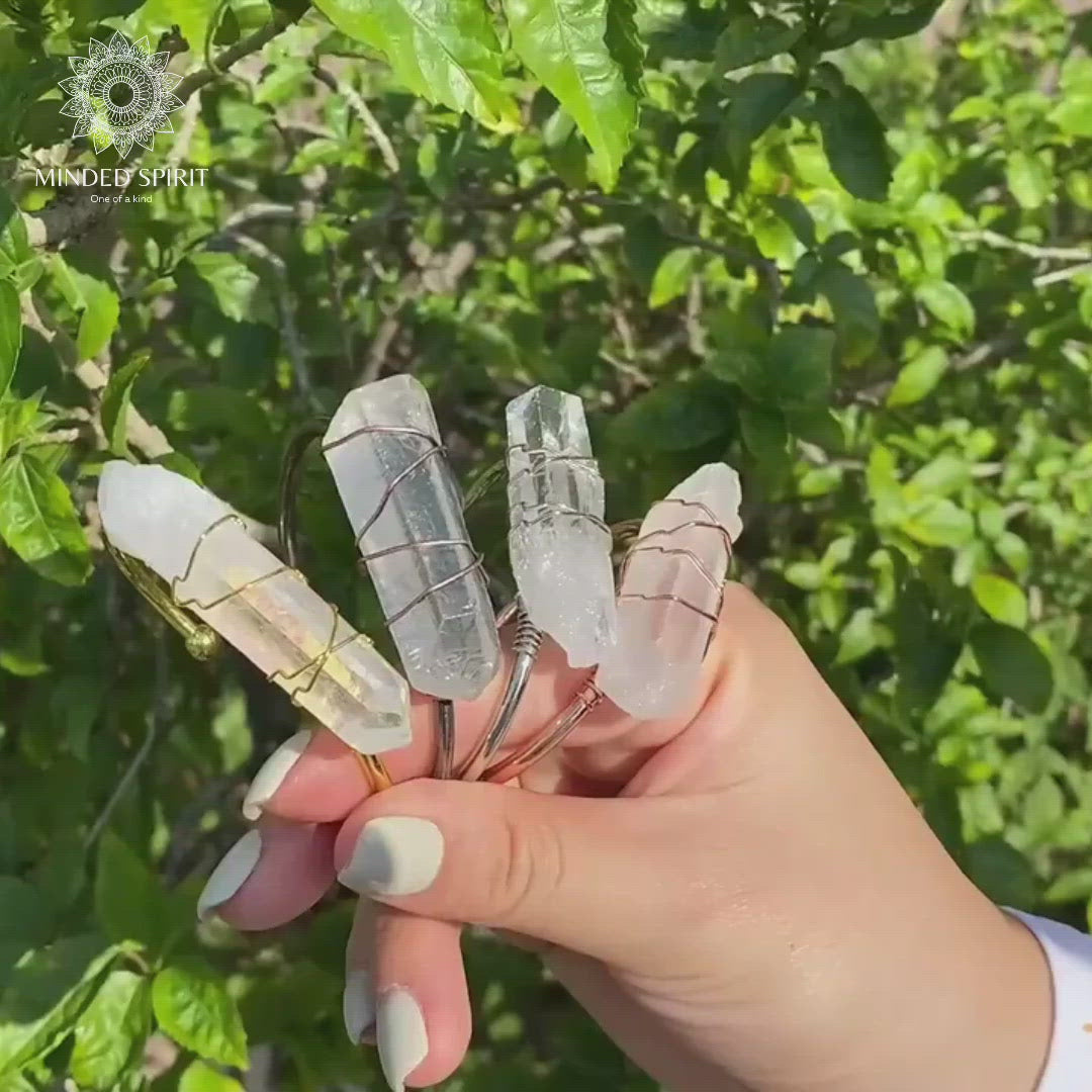 Ultimate Healing Clear Quartz Bangle