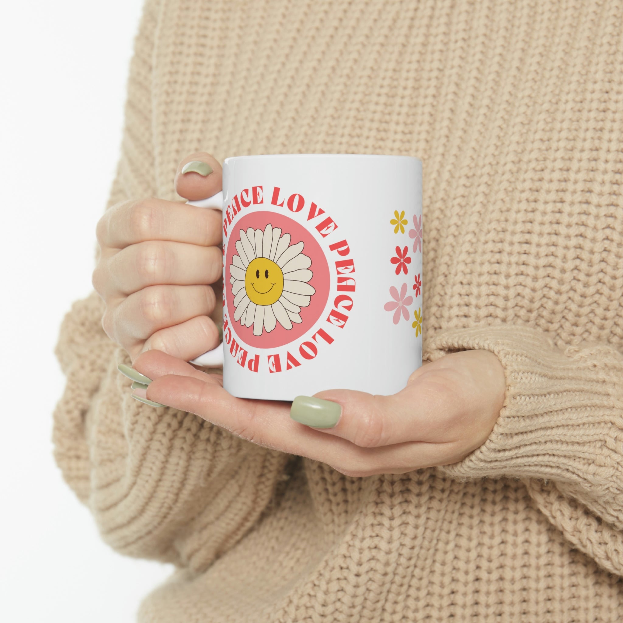 Peace & Love Ceramic Mug