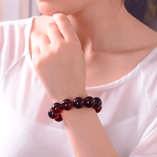 Red Amber Stability Bracelet