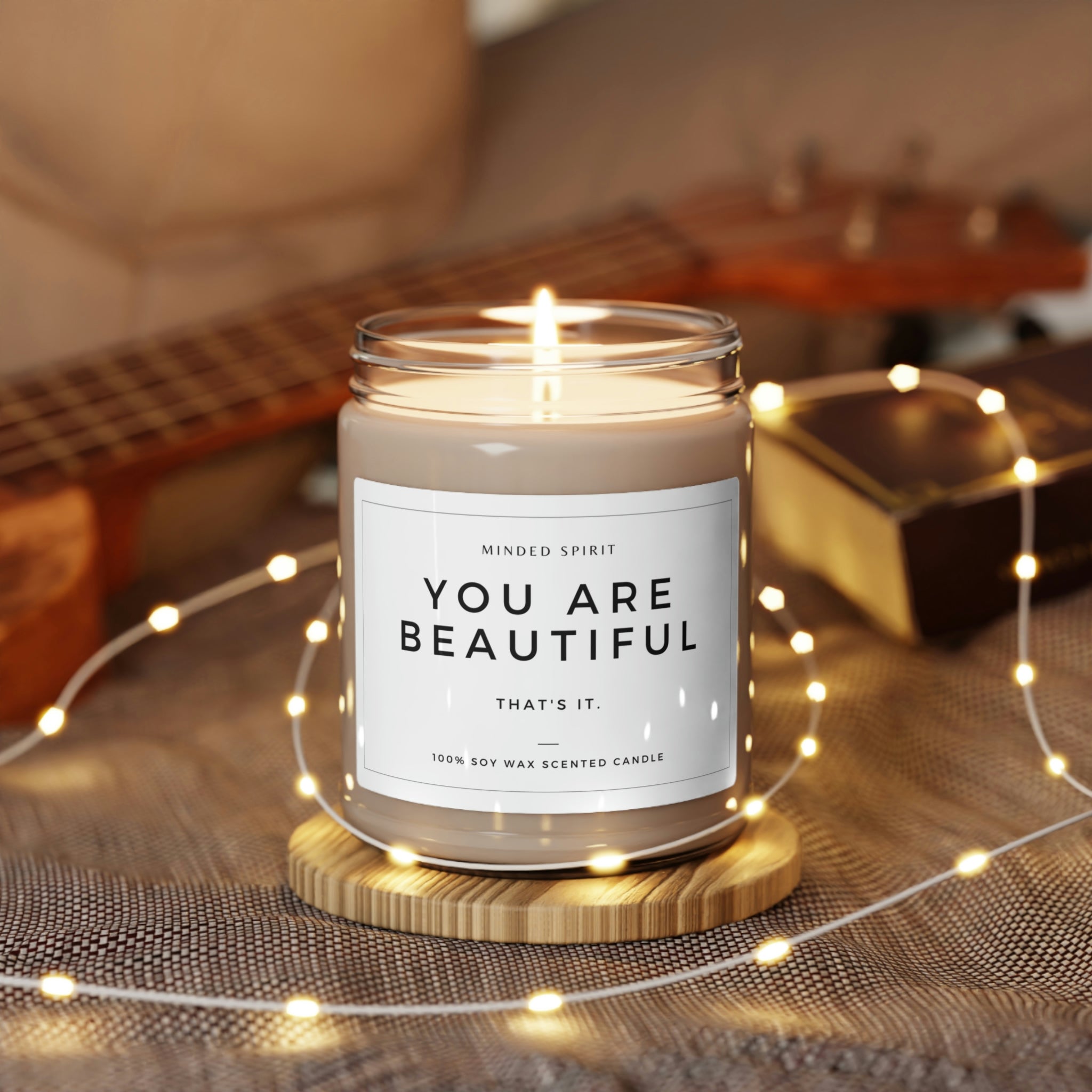 You Are Beautiful Sassy Self-Help Scented Candle