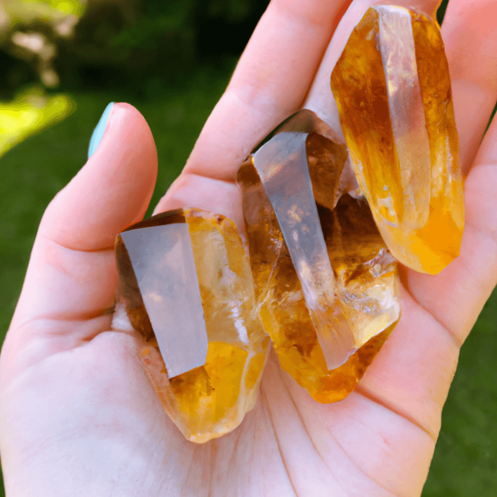 Citrine Stone Set