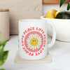 Peace & Love Ceramic Mug