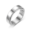 Stainless Steel Spinning Anxiety Ring