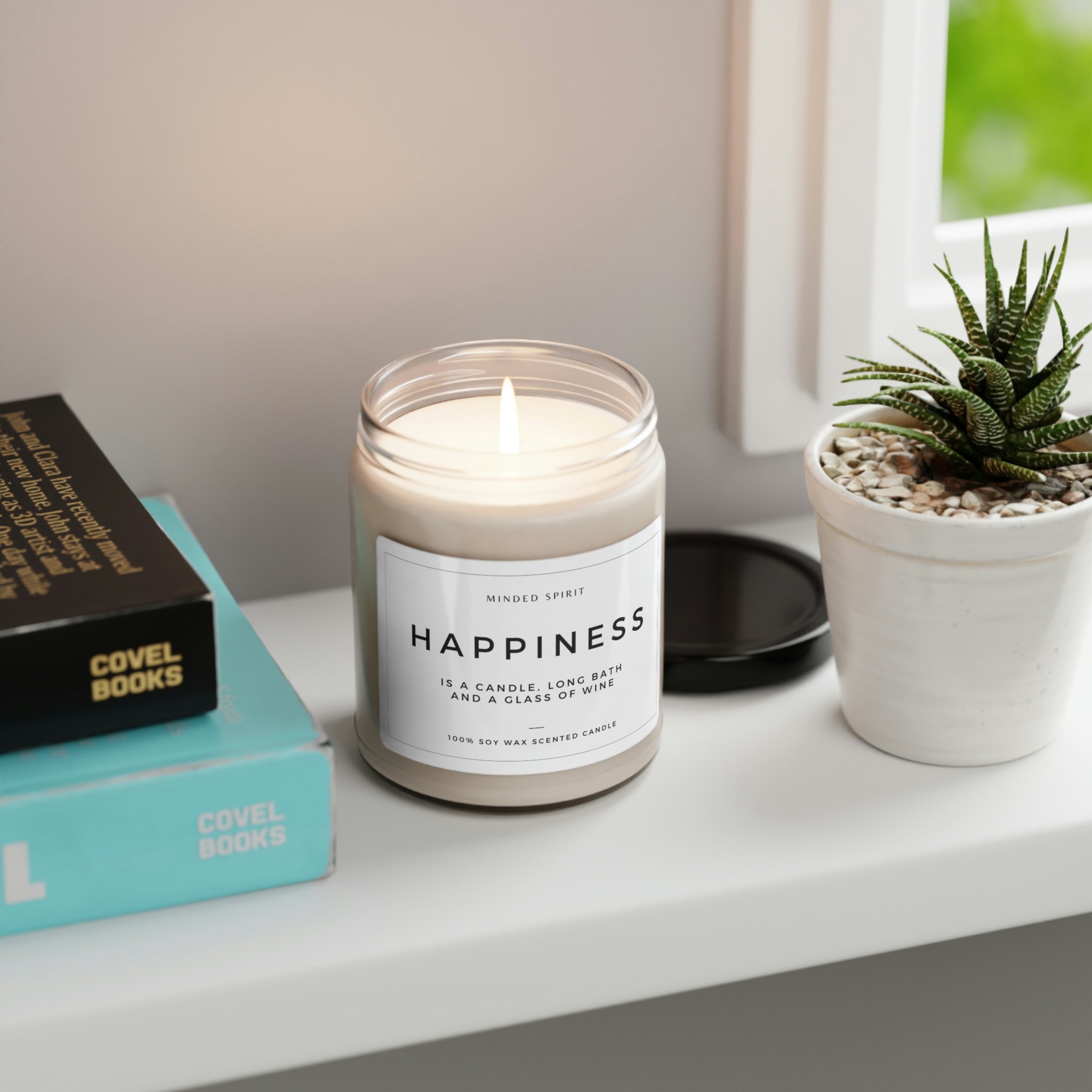 Happiness Sassy Self-Help Scented Candle