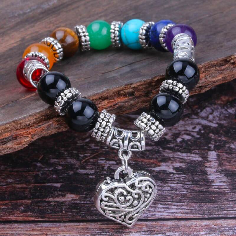 7 Chakras Balance Bracelet (Heart)