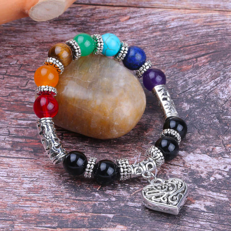 7 Chakras Balance Bracelet (Heart)