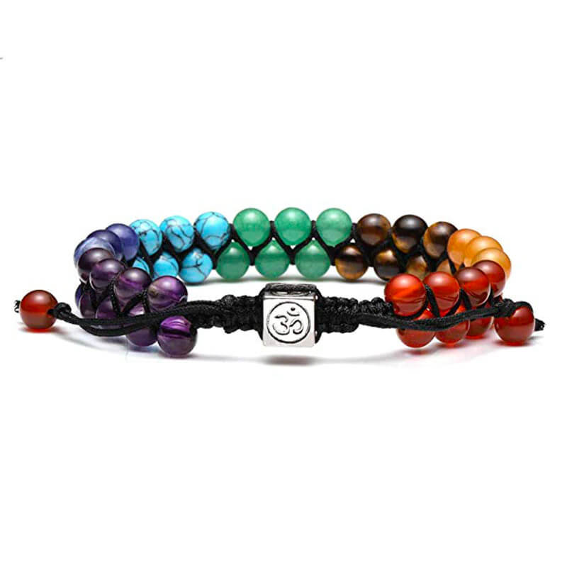 7 Chakra Double Deck Balance Bracelet