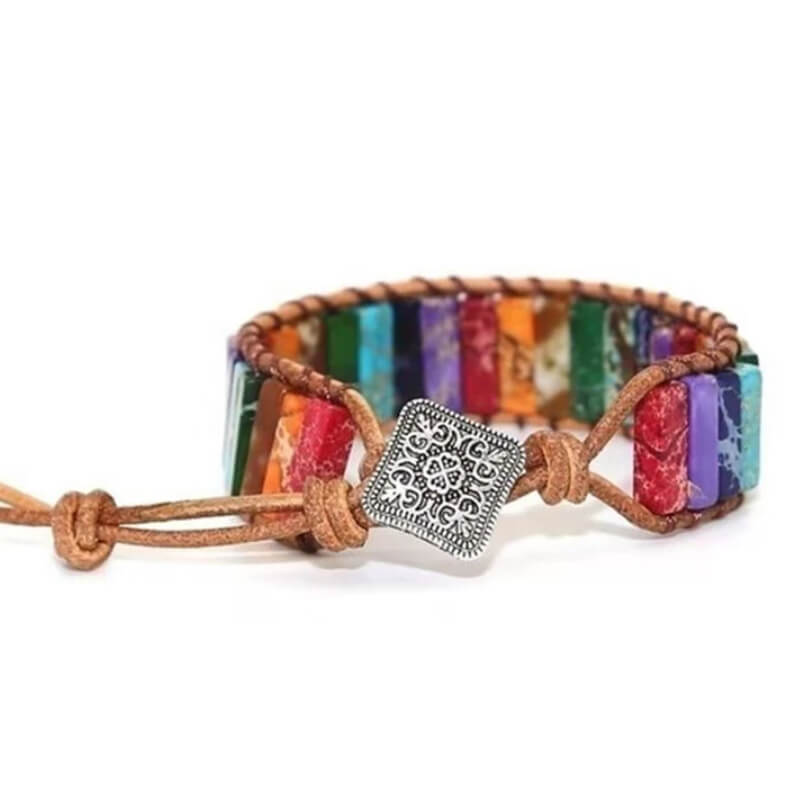 7 Chakras Balance Bracelet (Stone)