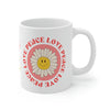 Peace & Love Ceramic Mug