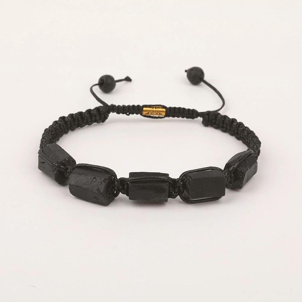 Natural Protection Black Tourmaline Bracelet