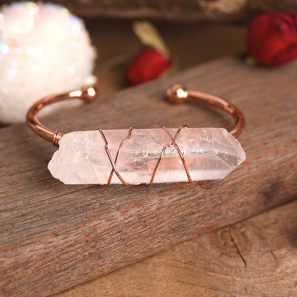 Ultimate Healing Clear Quartz Bangle