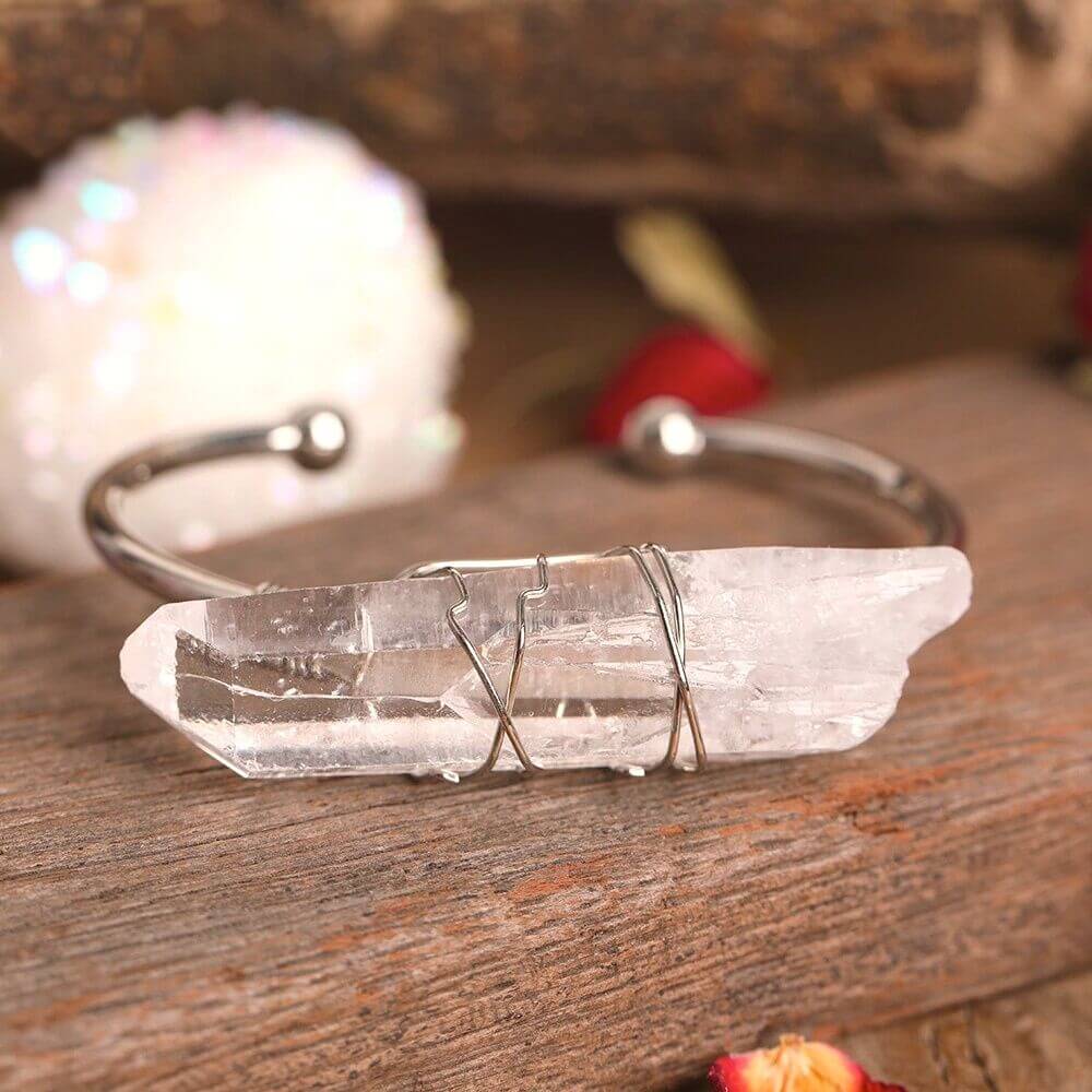 Ultimate Healing Clear Quartz Bangle