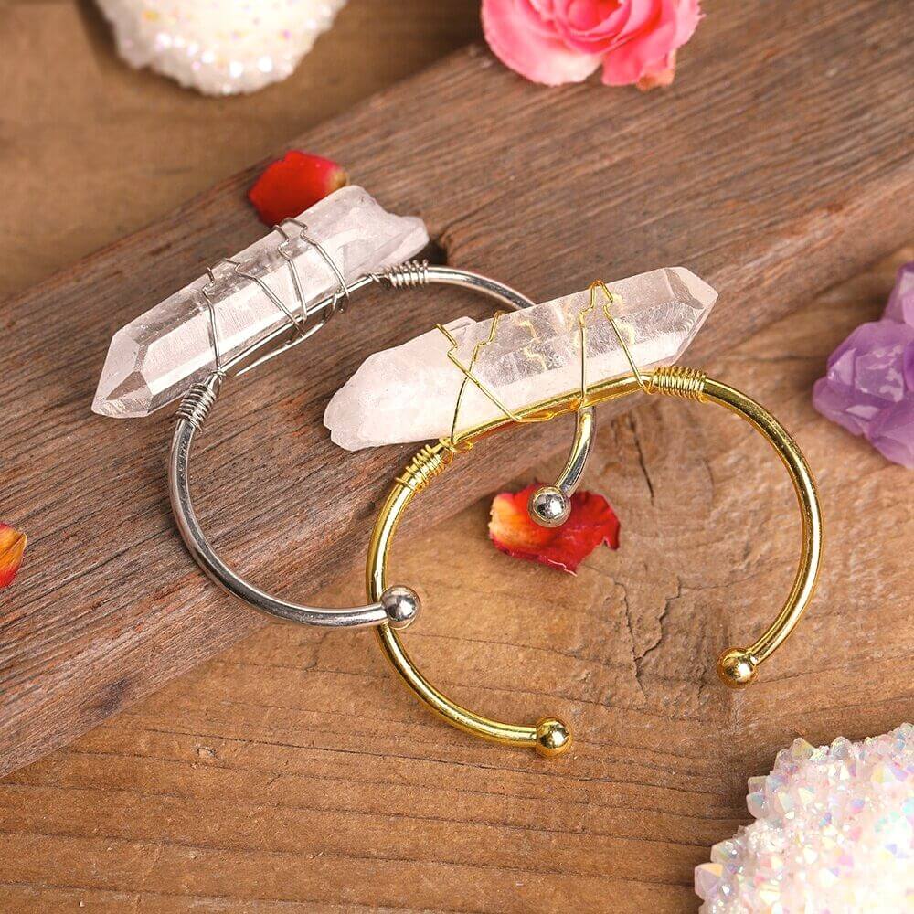 Ultimate Healing Clear Quartz Bangle