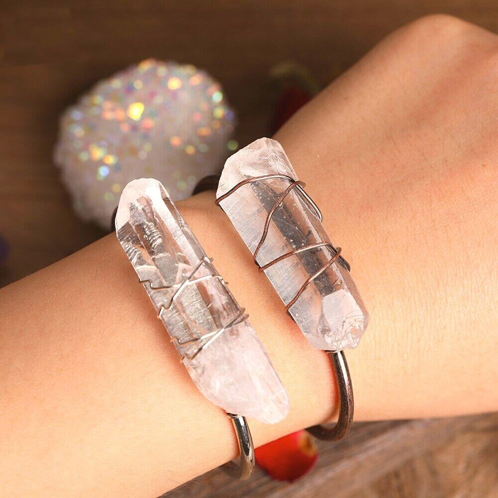 Ultimate Healing Clear Quartz Bangle