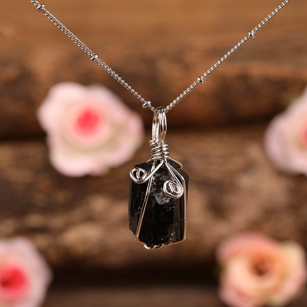 Dark Energy Black Tourmaline Necklace