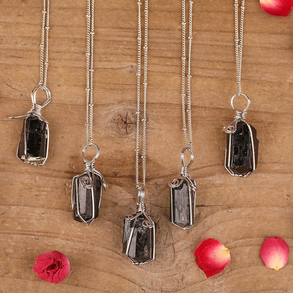 Dark Energy Black Tourmaline Necklace