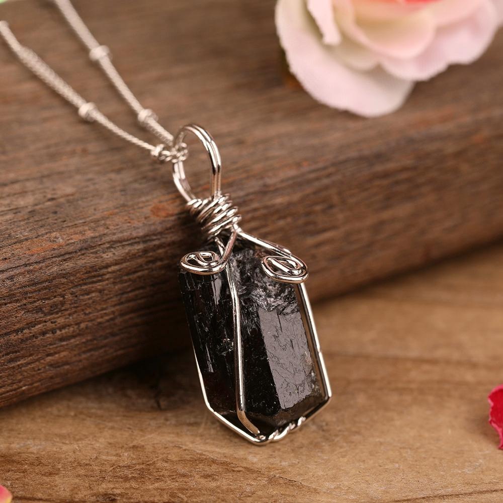 Dark Energy Black Tourmaline Necklace