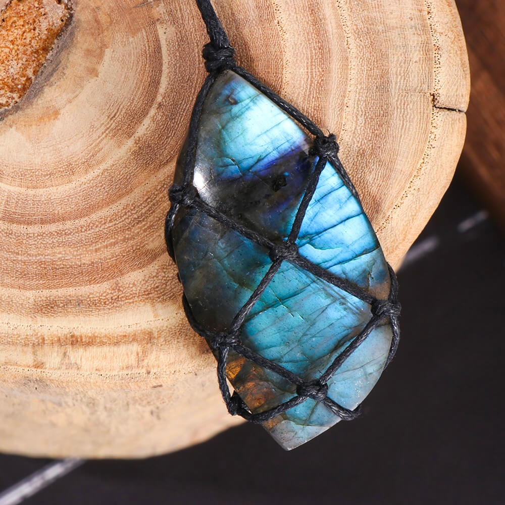 Dragons Heart Labradorite Necklace