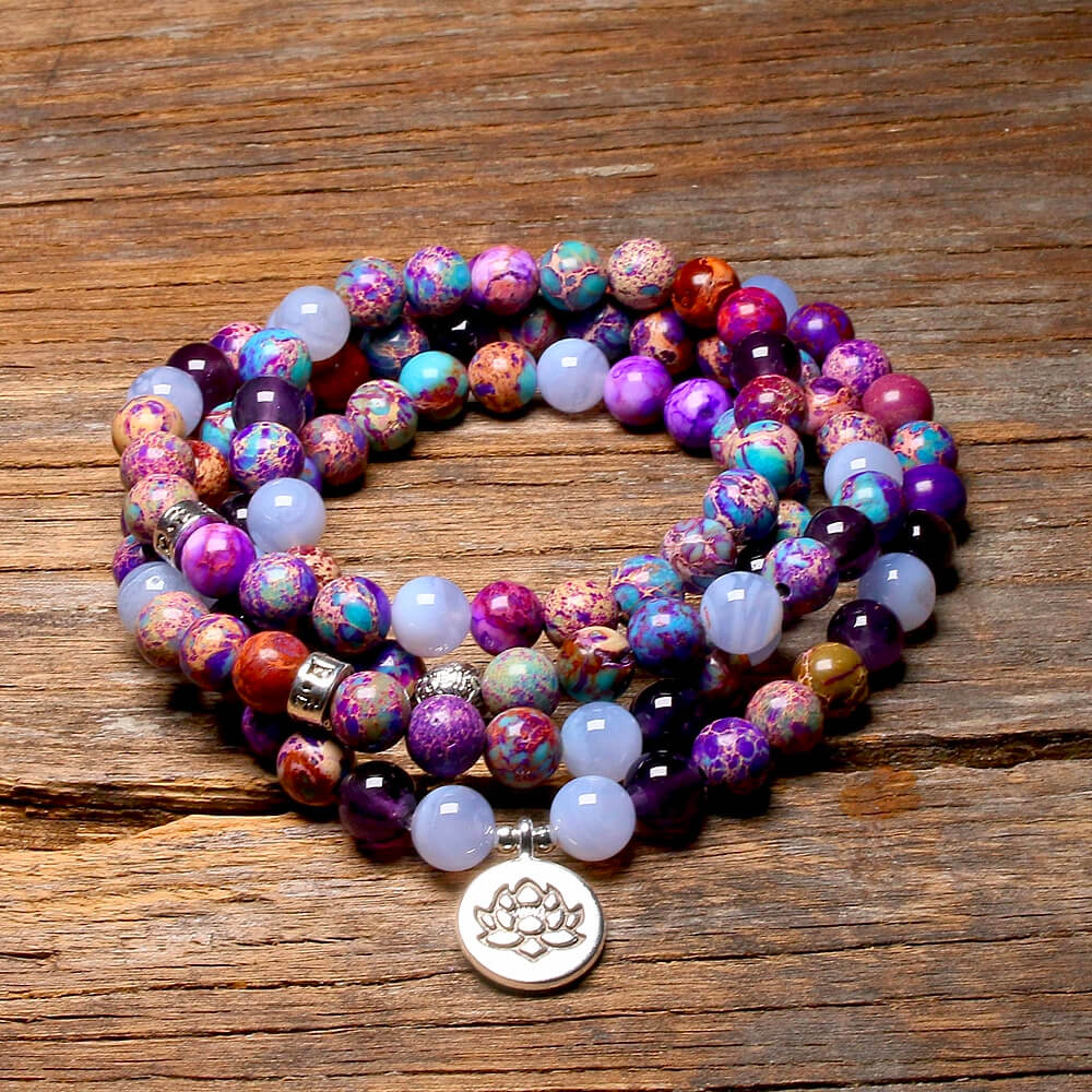 The Triple Serenity Lotus Mala