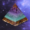 Load image into Gallery viewer, Chakra Energy Meditation Pyramid
