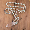 New Horizons Clear Quartz Mala