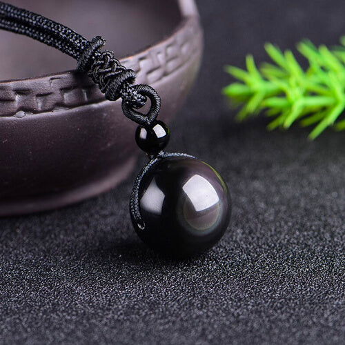 Obsidian Protection Necklace