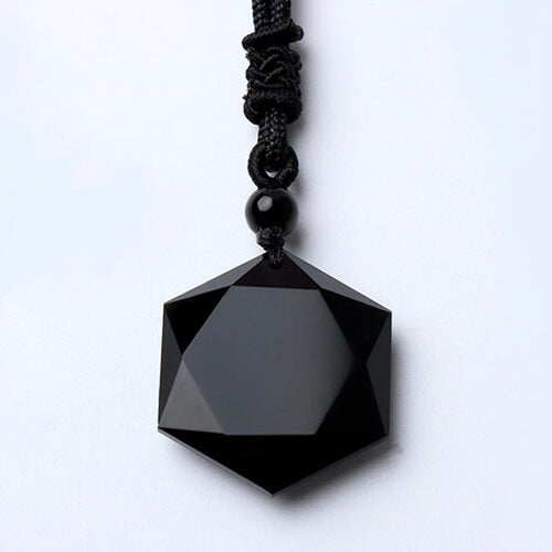 Obsidian Self Protection Necklace