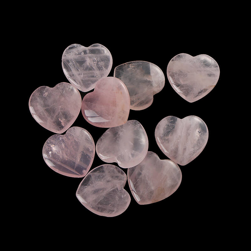 Rose Quartz Healing Heart