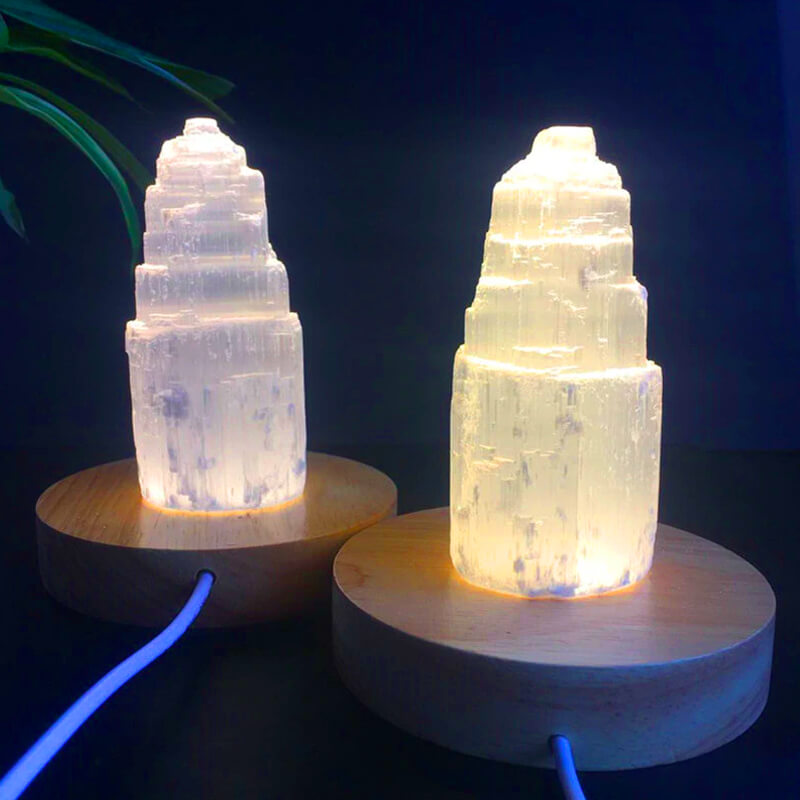 Selenite Clarity Lamp