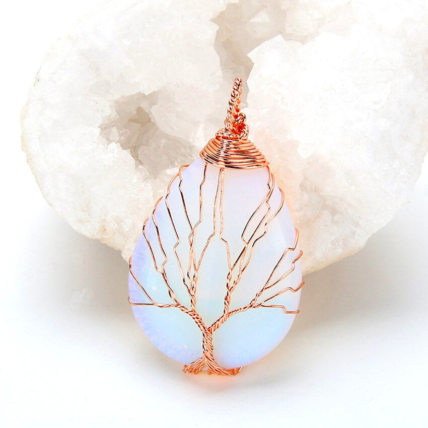 Tree Of Life Opalite Necklace