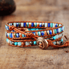 Turquoise Vegan Leather Wrap