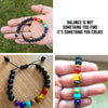 7 Chakra Lava Rock Balance Bracelet