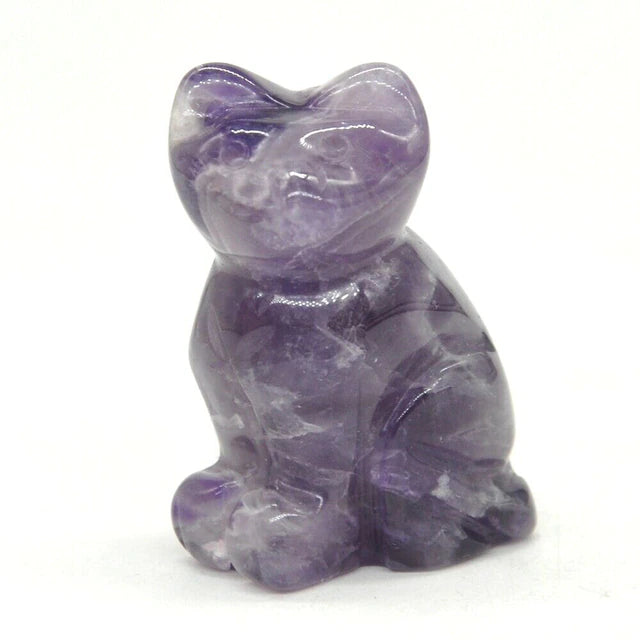 Enlightenment Crystal Cat Figurine