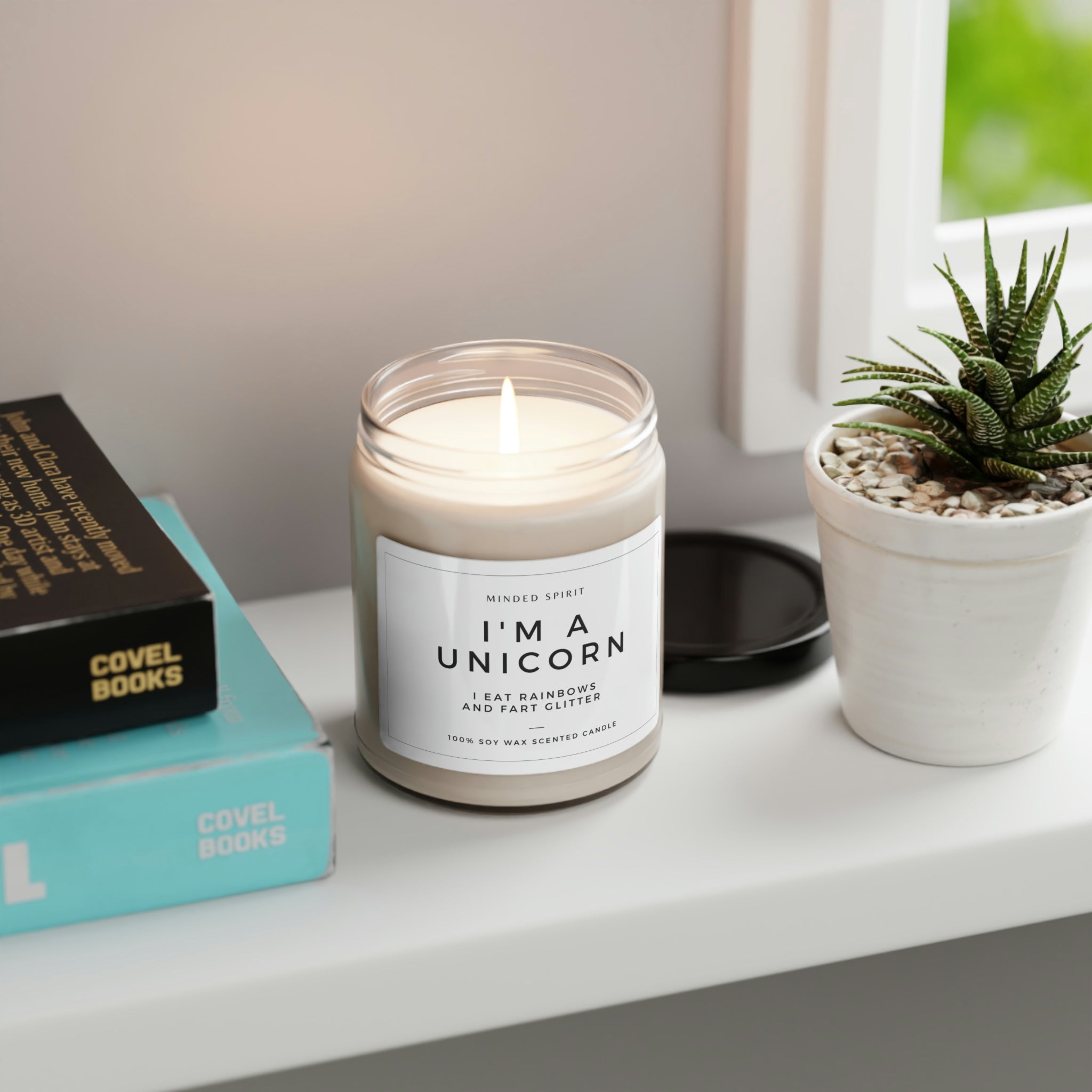 I'm A Unicorn Sassy Self-Help Scented Candle