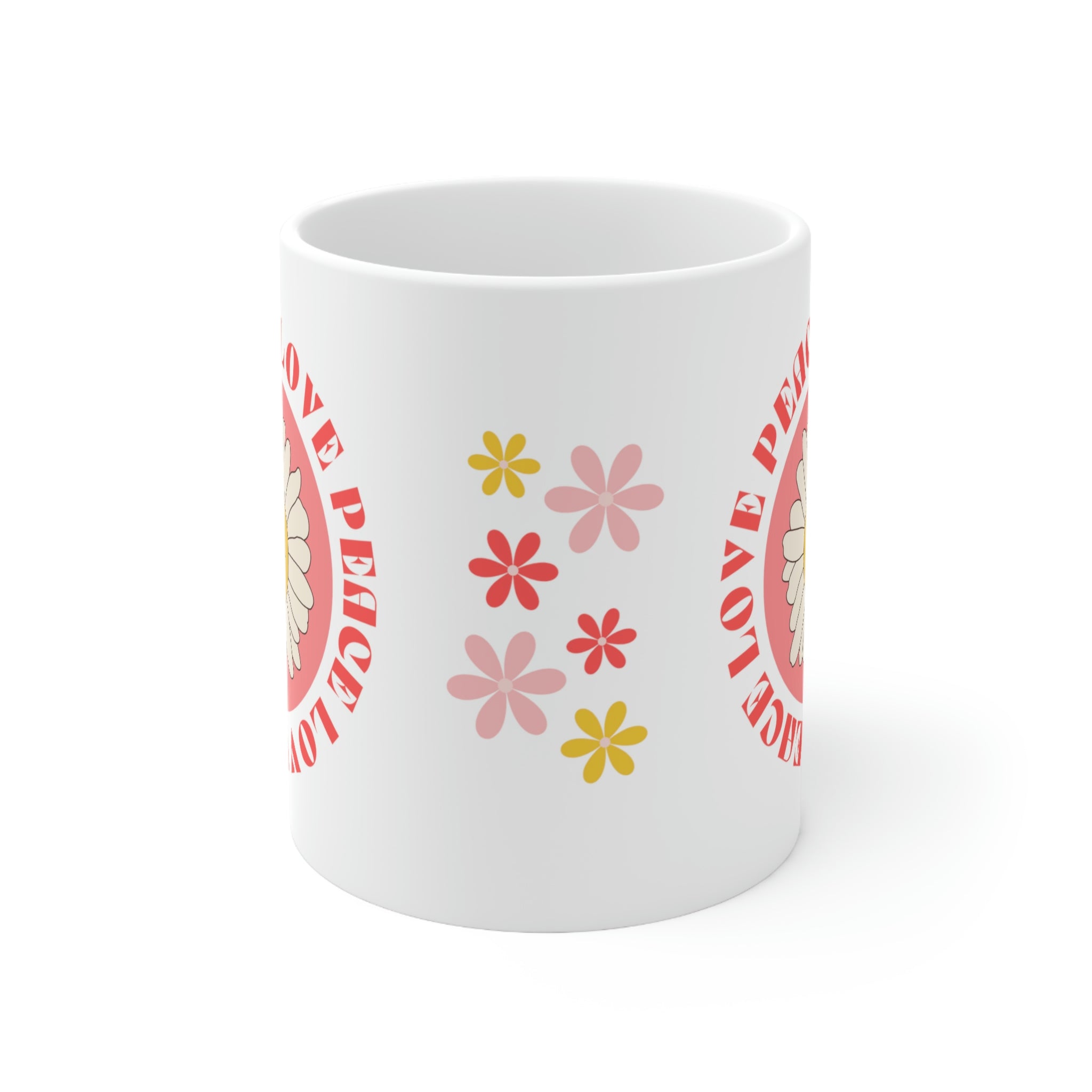 Peace & Love Ceramic Mug