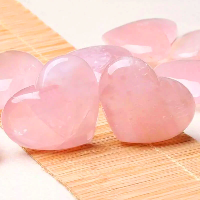 Rose Quartz Healing Heart