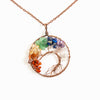 Load image into Gallery viewer, Tree Of Life Crystal Necklace