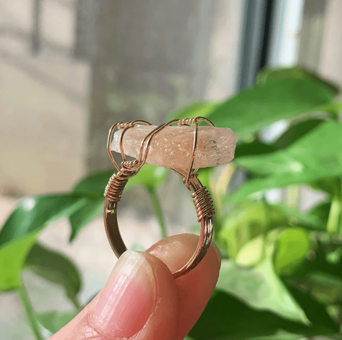 Raw Crystal Confidence Ring